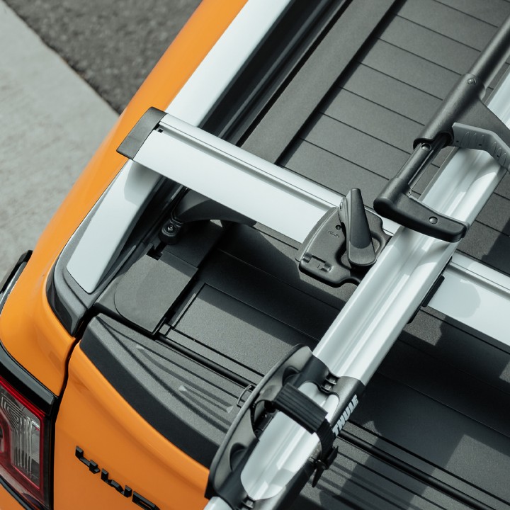 Bare Transversale de Plafon, ProTop Roll Top - Aero Wing, Culoare Argintiu, Ford Ranger Cabină Dublă 2023 - Prezent - EDK.ro