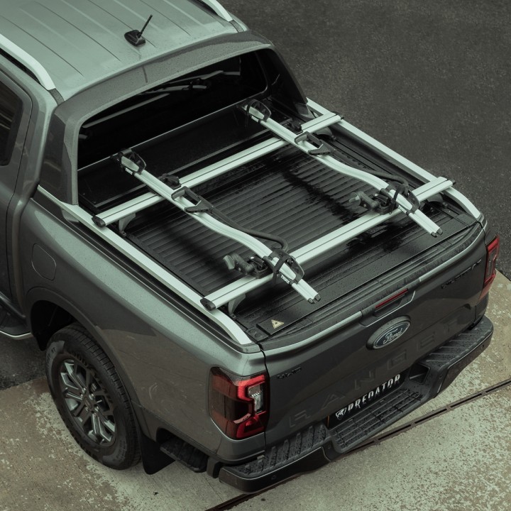 Roof Cross Bars, ProTop Roll Top - Aero Wing, Color Silver, Ford Ranger Double Cab 2023 - Present - EDK.ro