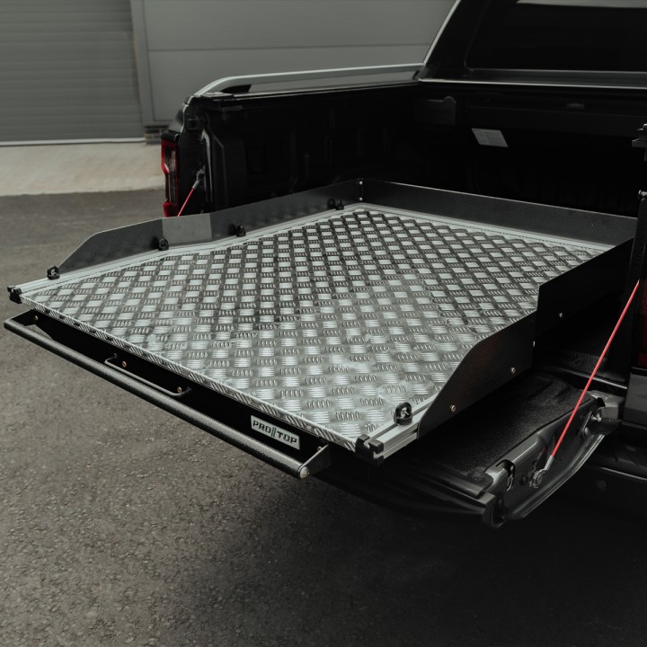 Platformă Glisantă pentru Benă, ProTop Full-Width - Alloy, Ford Ranger Cabină Dublă 2023 - Prezent - EDK.ro