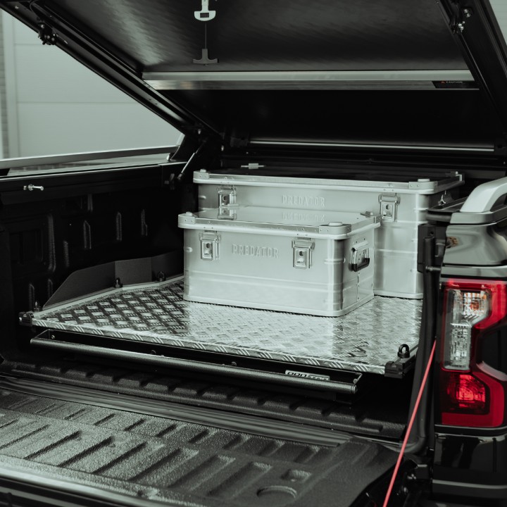 Platformă Glisantă pentru Benă, ProTop Full-Width - Alloy, Ford Ranger Cabină Dublă 2023 - Prezent - EDK.ro