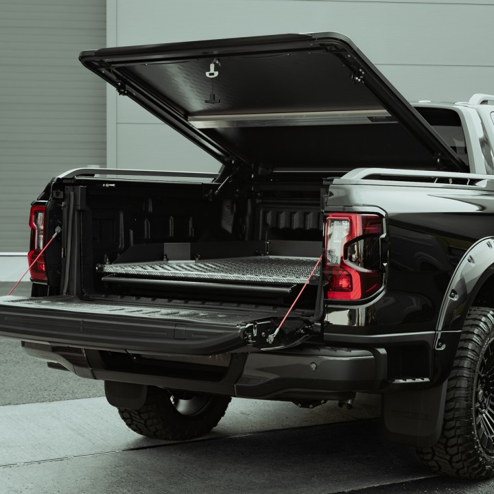 Platformă Glisantă pentru Benă, ProTop Full-Width - Alloy, Ford Ranger Platinum / Tremor / Wildtrak / Wildtrak X / XL / XLT Cabină Dublă 2023 - Prezent - EDK.ro