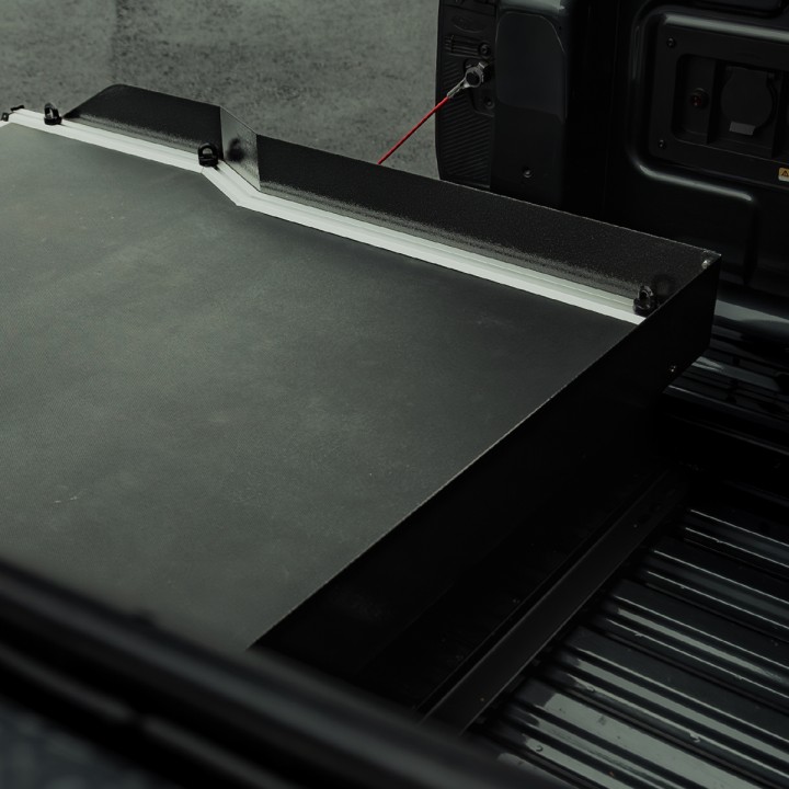 Platformă Glisantă pentru Benă, ProTop Full-Width - Rhino Deck, Ford Ranger Platinum / Tremor / Wildtrak / Wildtrak X / XL / XLT Cabină Dublă 2023 - Prezent - EDK.ro