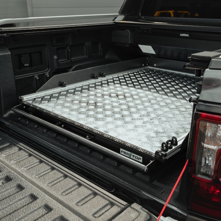 Platformă Glisantă pentru Benă, ProTop Standard - Alloy, Ford Ranger Platinum / Tremor / Wildtrak / Wildtrak X / XL / XLT Cabină Dublă 2023 - Prezent - EDK.ro