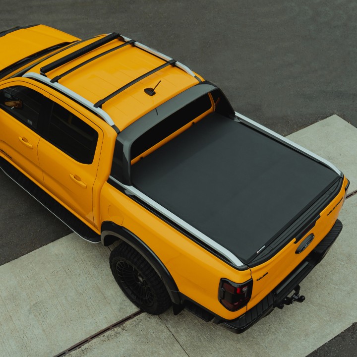Soft Top Tonneau Bed Cover, Keko Roll, Ford Ranger Platinum / Tremor / Wildtrak / Wildtrak X / XL / XLT Double Cab 2023 - Present - EDK.ro
