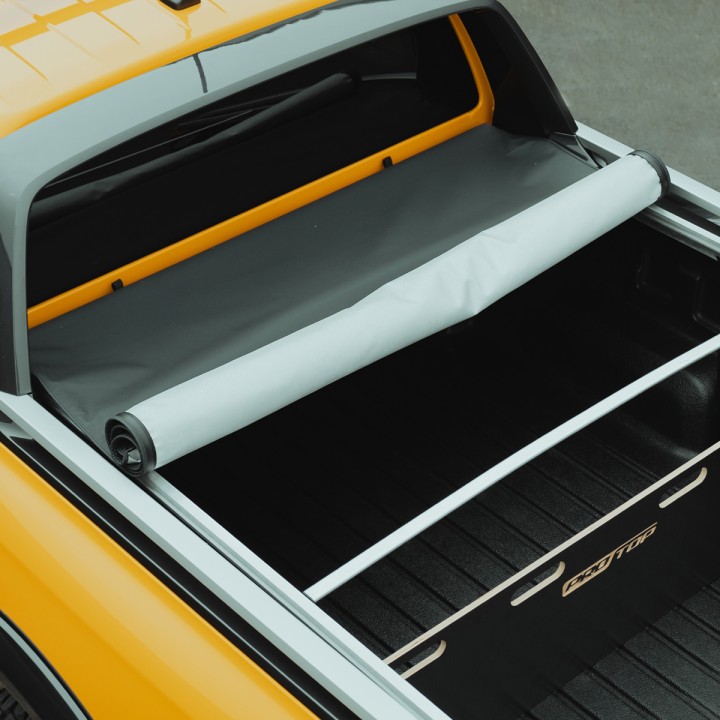 Soft Top Tonneau Bed Cover, Keko Roll, Ford Ranger Platinum / Tremor / Wildtrak / Wildtrak X / XL / XLT Double Cab 2023 - Present - EDK.ro