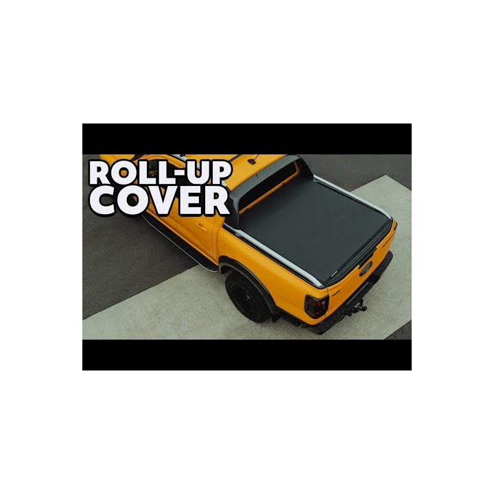 Soft Top Tonneau Bed Cover, Keko Roll, Ford Ranger Platinum / Tremor / Wildtrak / Wildtrak X / XL / XLT Double Cab 2023 - Present - EDK.ro