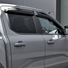 Wind Deflectors Set of 4, Trux Dark Smoked, Ford Ranger Double Cab 2023 - Present - EDK.ro