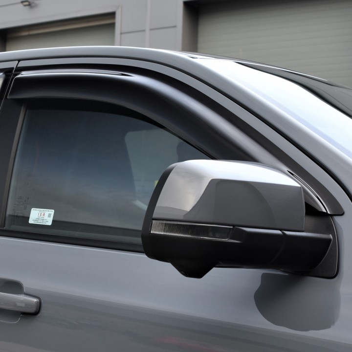 Wind Deflectors Set of 4, Trux Dark Smoked, Ford Ranger Platinum / Tremor / Wildtrak / Wildtrak X / XL / XLT Double Cab 2023 - Present - EDK.ro