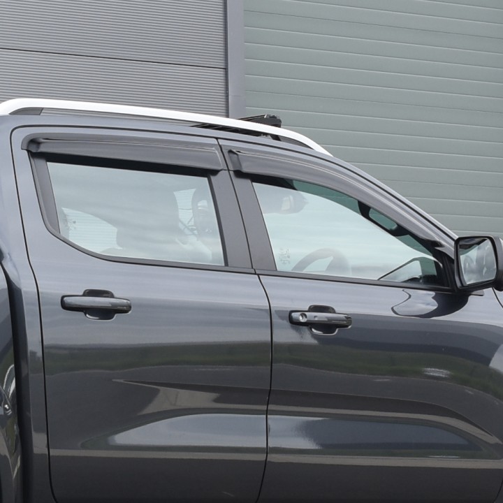 Wind Deflectors Set of 4, Trux Dark Smoked, Ford Ranger Double Cab 2023 - Present - EDK.ro