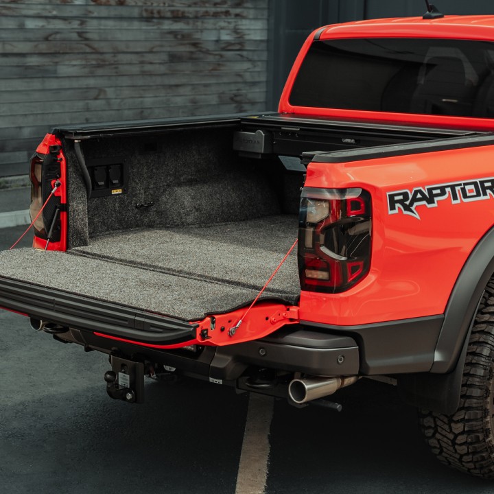 Under Rail Bed Liner, RealTruck BedRug Carpet, Ford Ranger Raptor 2023 - Present - EDK.ro