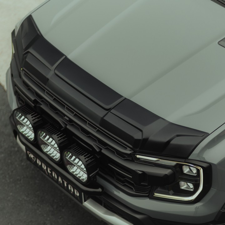 Protecție Capotă, Predator, Culoare Negru Mat, Ford Ranger Raptor 2023 - Prezent - EDK.ro