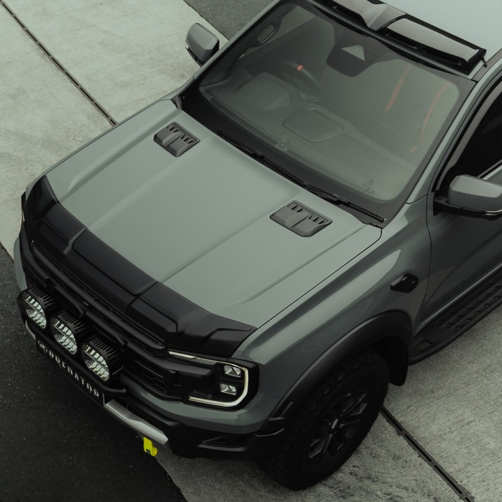 Protecție Capotă, Predator, Culoare Negru Mat, Ford Ranger Raptor 2023 - Prezent - EDK.ro