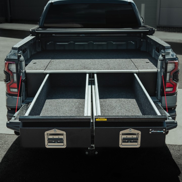 Drawer System, Aeroklas Bespoke Load Bed, Ford Ranger Raptor 2023 - Present - EDK.ro