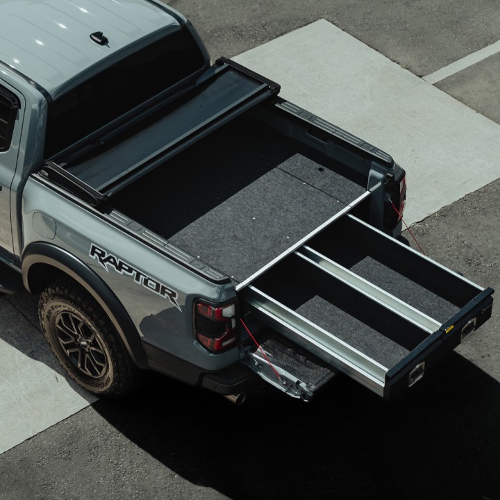 Drawer System, Aeroklas Bespoke Load Bed, Ford Ranger Raptor 2023 - Present - EDK.ro