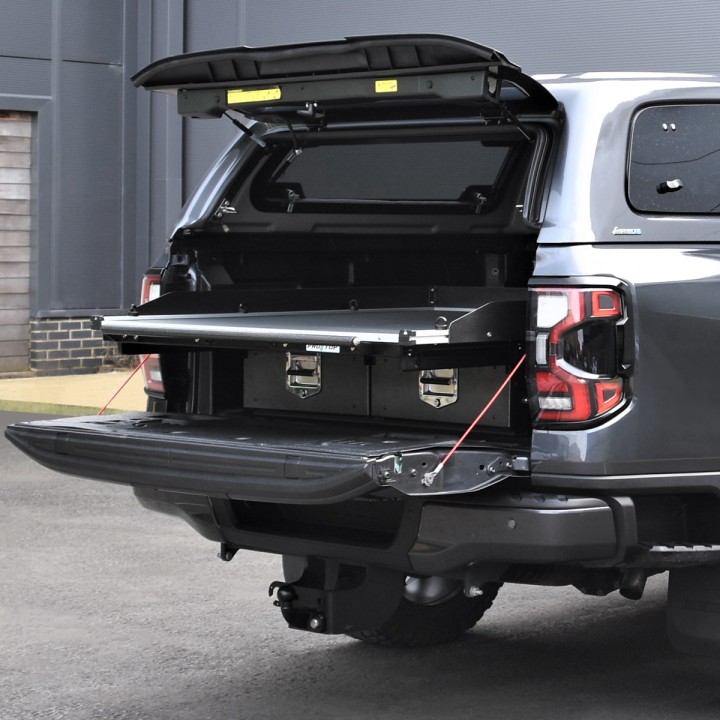 Tavă Glisantă, ProTop Twin Drawer System cu - Benă System, Ford Ranger Raptor 2023 - Prezent - EDK.ro