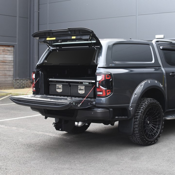 Tavă Glisantă, ProTop Twin Drawer System cu - Benă System, Ford Ranger Raptor 2023 - Prezent - EDK.ro
