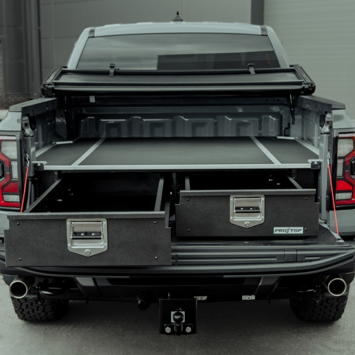 Drawer System, ProTop Rhino Deck Floor - System, Ford Ranger Raptor 2023 - Present - EDK.ro