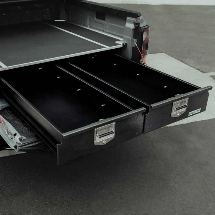Drawer System, ProTop Rhino Deck Floor - System, Ford Ranger Raptor 2023 - Present - EDK.ro