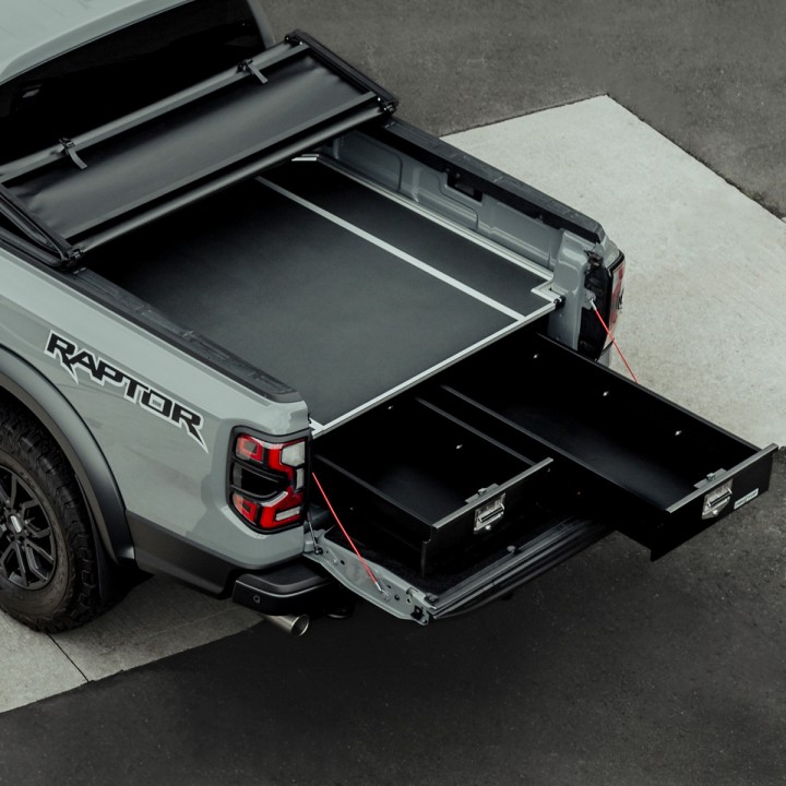Drawer System, ProTop Rhino Deck Floor - System, Ford Ranger Raptor 2023 - Present - EDK.ro