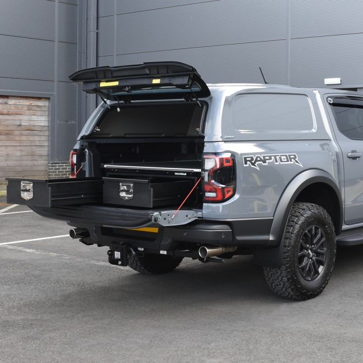 Hardtop Bed Cover, Aeroklas Commercial, Ford Ranger Raptor 2023 - Present - EDK.ro