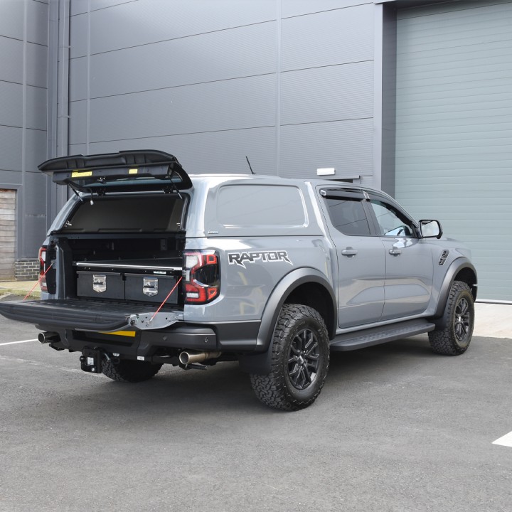 Hardtop Bed Cover, Aeroklas Commercial, Ford Ranger Raptor 2023 - Present - EDK.ro