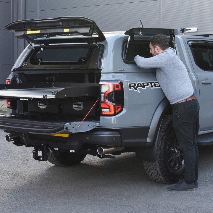 Hardtop Bed Cover, Aeroklas Lift-Up, Ford Ranger Raptor 2023 - Present - EDK.ro
