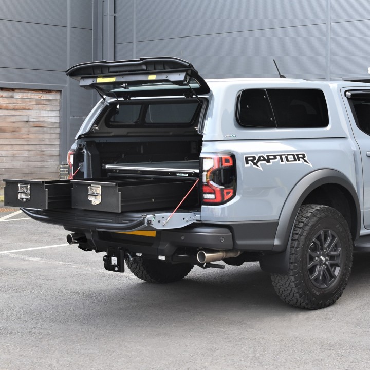 Hardtop Bed Cover, Aeroklas Pop-Out, Ford Ranger Raptor 2023 - Present - EDK.ro