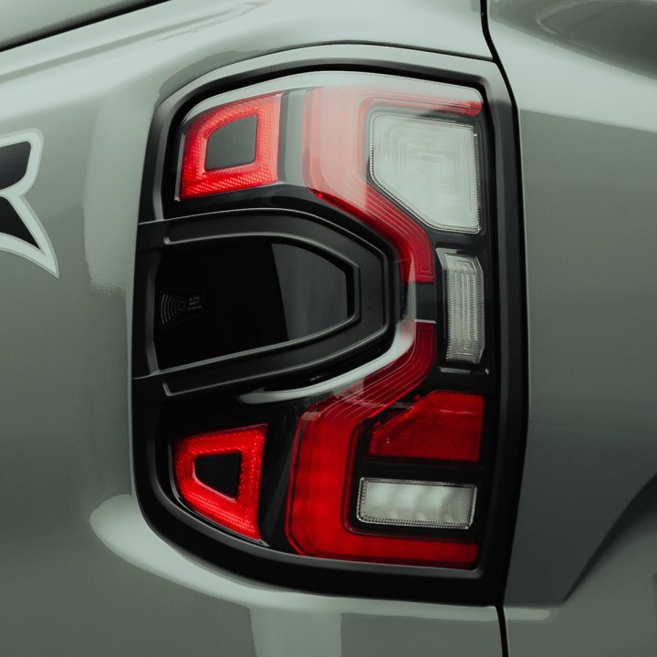 Light Garnish Trims, Predator Full Set in, Color Gloss or Matt Black, Ford Ranger Raptor 2023 - Present - EDK.ro