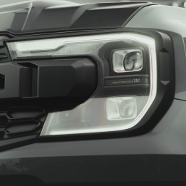 Headlight Covers, Predator, Color Matt or Gloss Black, Ford Ranger Raptor 2023 - Present - EDK.ro