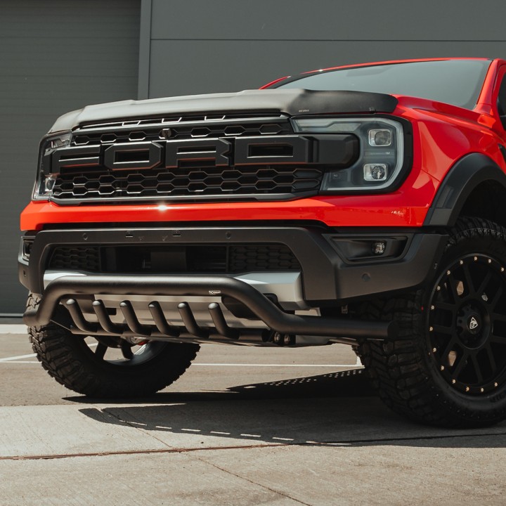 Light Garnish Trims, Predator Full Set in, Color Gloss or Matt Black, Ford Ranger Raptor 2023 - Present - EDK.ro