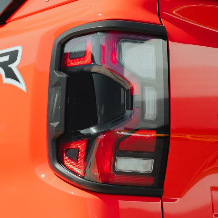 Rear Light Covers, Predator, Color Matt or Gloss Black, Ford Ranger Raptor 2023 - Present - EDK.ro