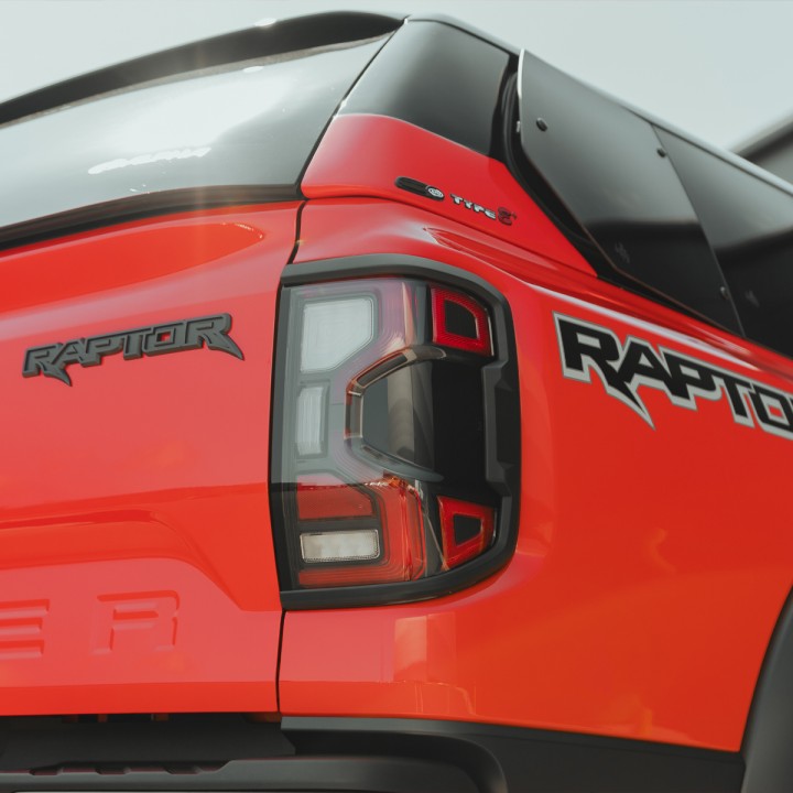 Capace Stopuri, Predator, Culoare Negru Mat sau Lucios, Ford Ranger Raptor 2023 - Prezent - EDK.ro