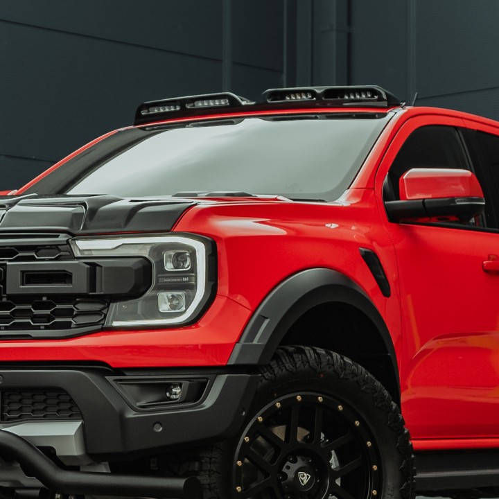 Kit de Integrare Proiectoare LED Omologate Pentru Plafon, Predator, Ford Ranger Raptor 2023 - Prezent - EDK.ro