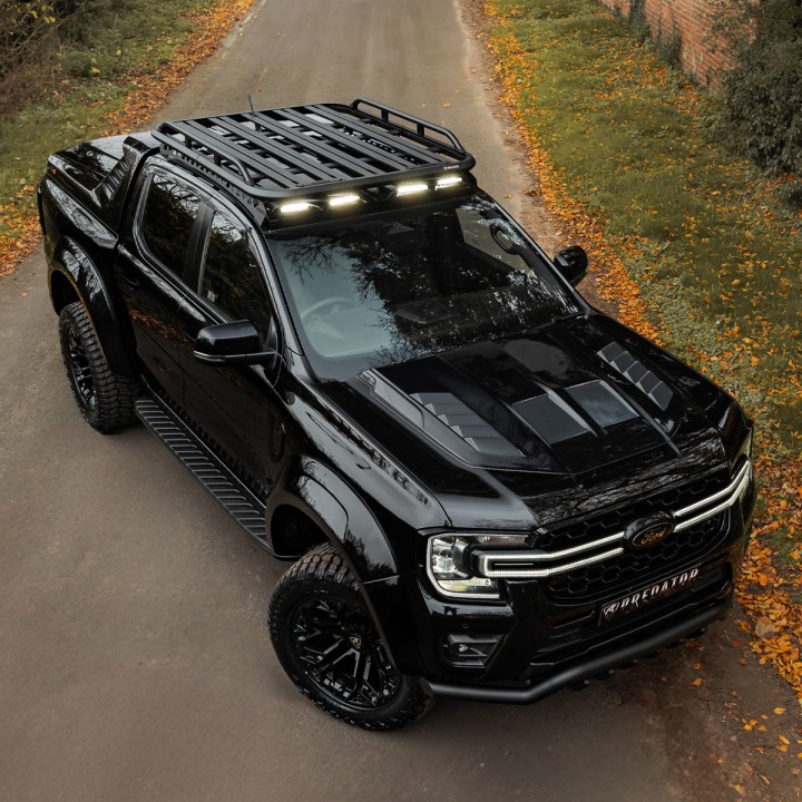 Portbagaj de Plafon tip Platformă, Predator Outback cu Șine Laterale, Ford Ranger Raptor 2023 - Prezent - EDK.ro