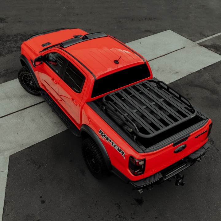 Portbagaj de Plafon tip Platformă, Predator Roller Shutters cu Șine Laterale), Ford Ranger Raptor 2023 - Prezent - EDK.ro