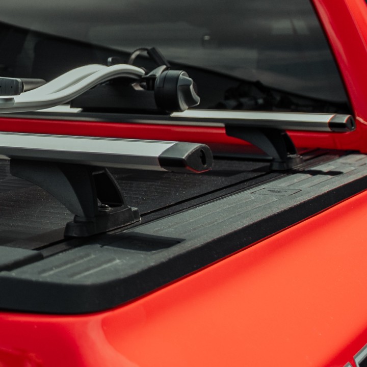 Roof Cross Bars, ProTop Roll Top - Aero Wing, Color Silver, Ford Ranger Raptor 2023 - Present - EDK.ro