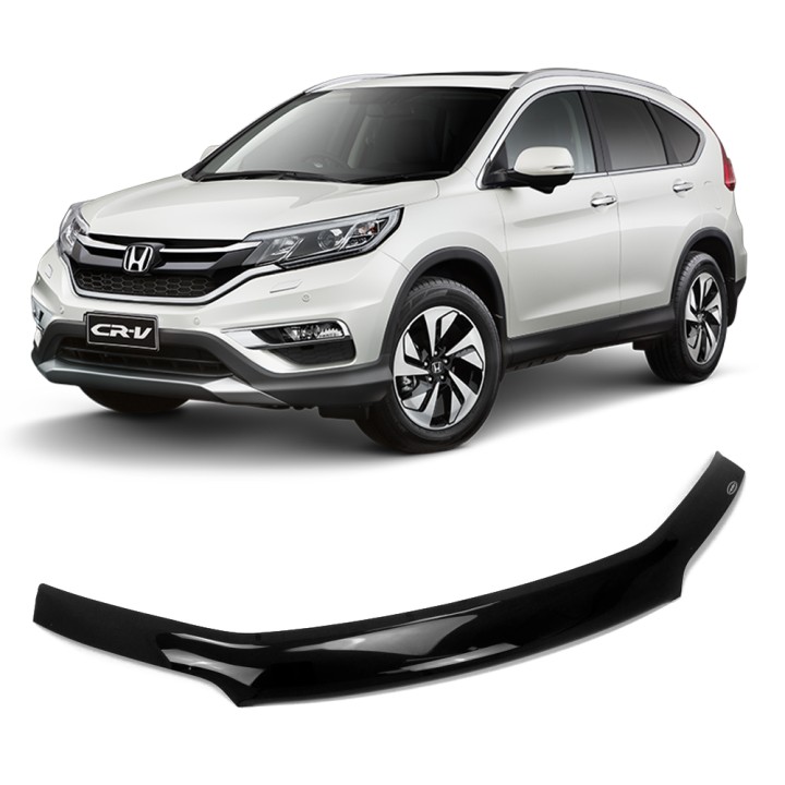 Deflector Capotă, Trux (Pre-Facelift), Culoare Fumuriu Închis, Honda CR-V 2012 - 2014 - EDK.ro