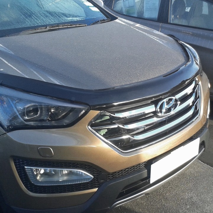 Deflector Capotă, Trux, Culoare Fumuriu Închis, Hyundai Santa Fe 2012 - 2018 - EDK.ro
