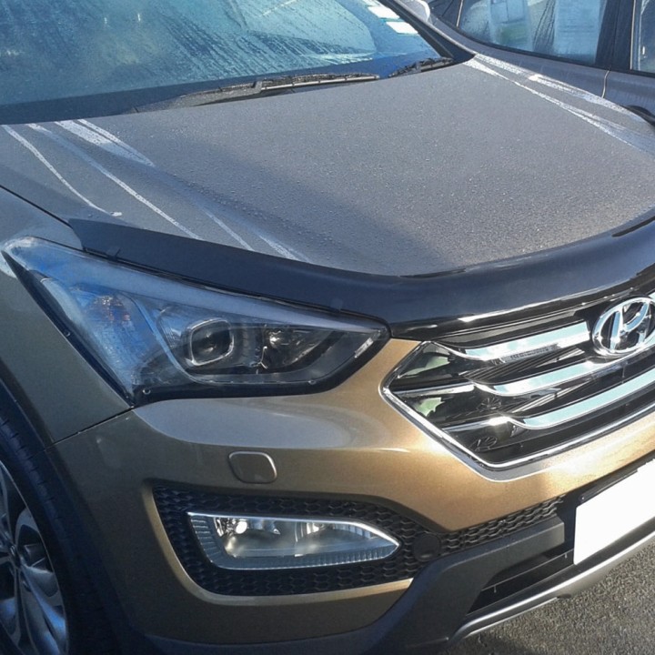 Deflector Capotă, Trux, Culoare Fumuriu Închis, Hyundai Santa Fe 2012 - 2018 - EDK.ro