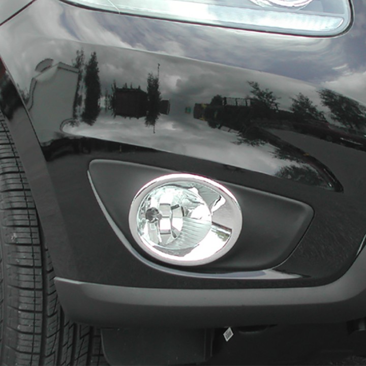 Kit de Integrare Proiectoare LED Omologate, Trux Chrome Fog Light Covers, Hyundai Santa Fe - EDK.ro