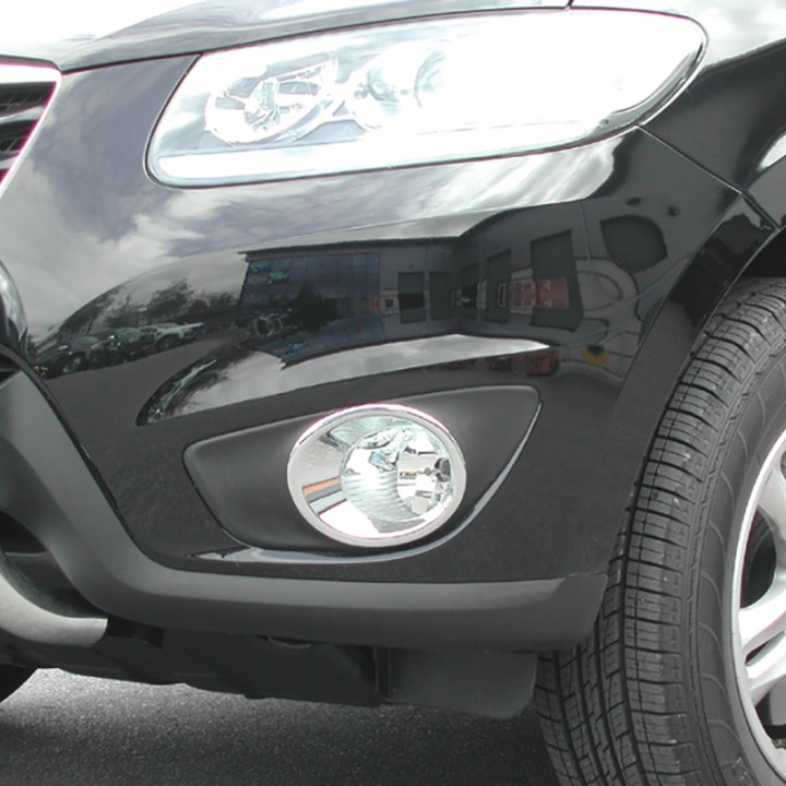 Kit de Integrare Proiectoare LED Omologate, Trux Chrome Fog Light Covers, Hyundai Santa Fe - EDK.ro