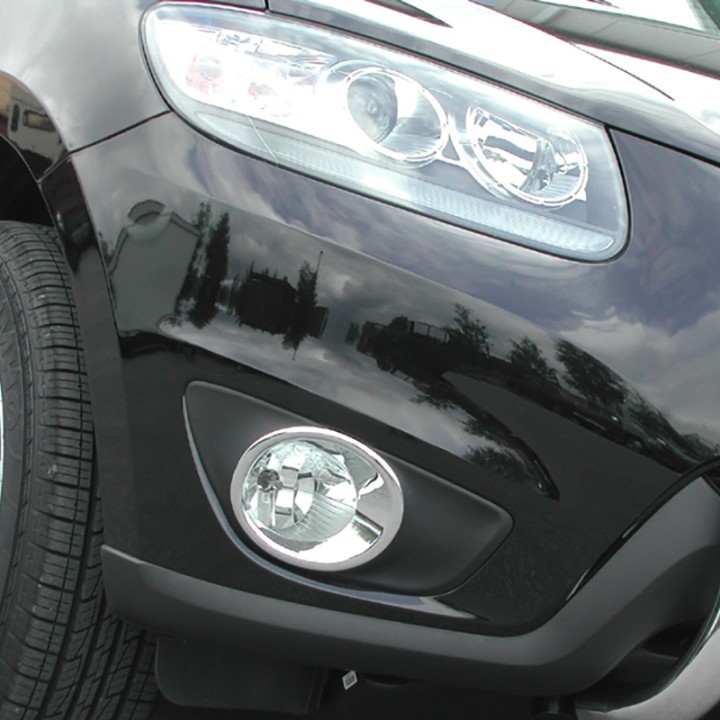 EC Approved LED Projector Integration Kit, Trux Chrome Fog Light Covers, Hyundai Santa Fe - EDK.ro