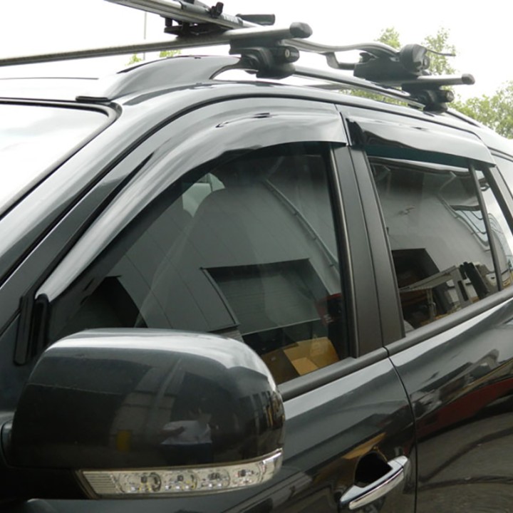 Wind Deflectors Set of 4, Trux, Color Dark Smoke, Hyundai Santa Fe 2006 - 2012 - EDK.ro