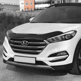 Bonnet Protector, Trux, Color Dark Smoke, Hyundai Tucson 2015 - 2020 - EDK.ro