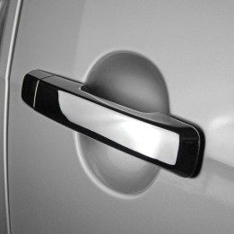 Door Handle Covers, Trux (Full Set), Color Chrome, Isuzu D-Max Double Cab 2012 - 2020 - EDK.ro