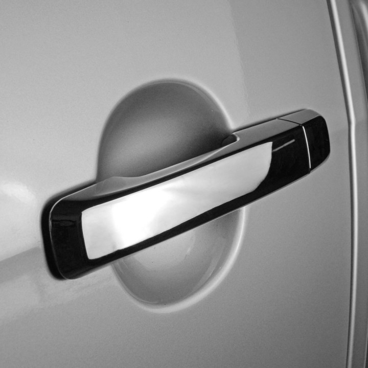 Door Handle Covers, Trux (Full Set), Color Chrome, Isuzu D-Max Double Cab 2012 - 2020 - EDK.ro