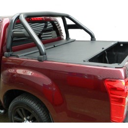 Rollbar Inox, Trux Single Hoop, Culoare Negru, Isuzu D-Max Cabină Dublă 2012 - 2020 - EDK.ro