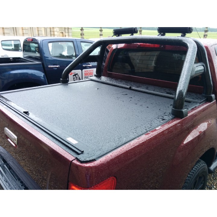 Rollbar Inox, Trux Single Hoop, Culoare Negru, Isuzu D-Max Cabină Dublă 2012 - 2020 - EDK.ro