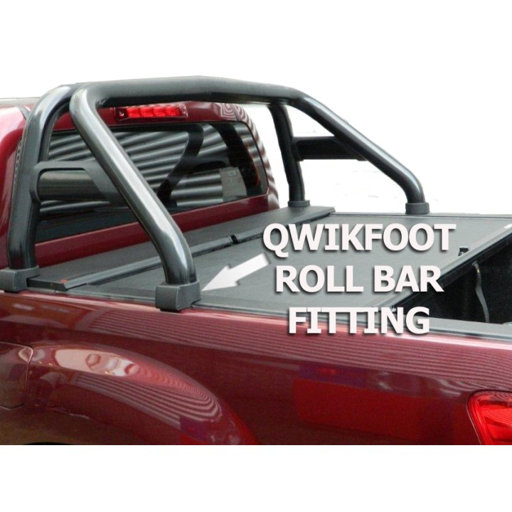 Rollbar Inox, Trux Single Hoop, Culoare Negru, Isuzu D-Max Cabină Dublă 2012 - 2020 - EDK.ro