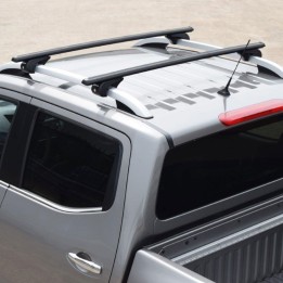 Roof Cross Bars, Trux Roof Rails, Color Black, Isuzu D-Max Double Cab 2012 - 2020 - EDK.ro